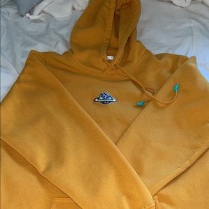 yellow womens hoodie size small